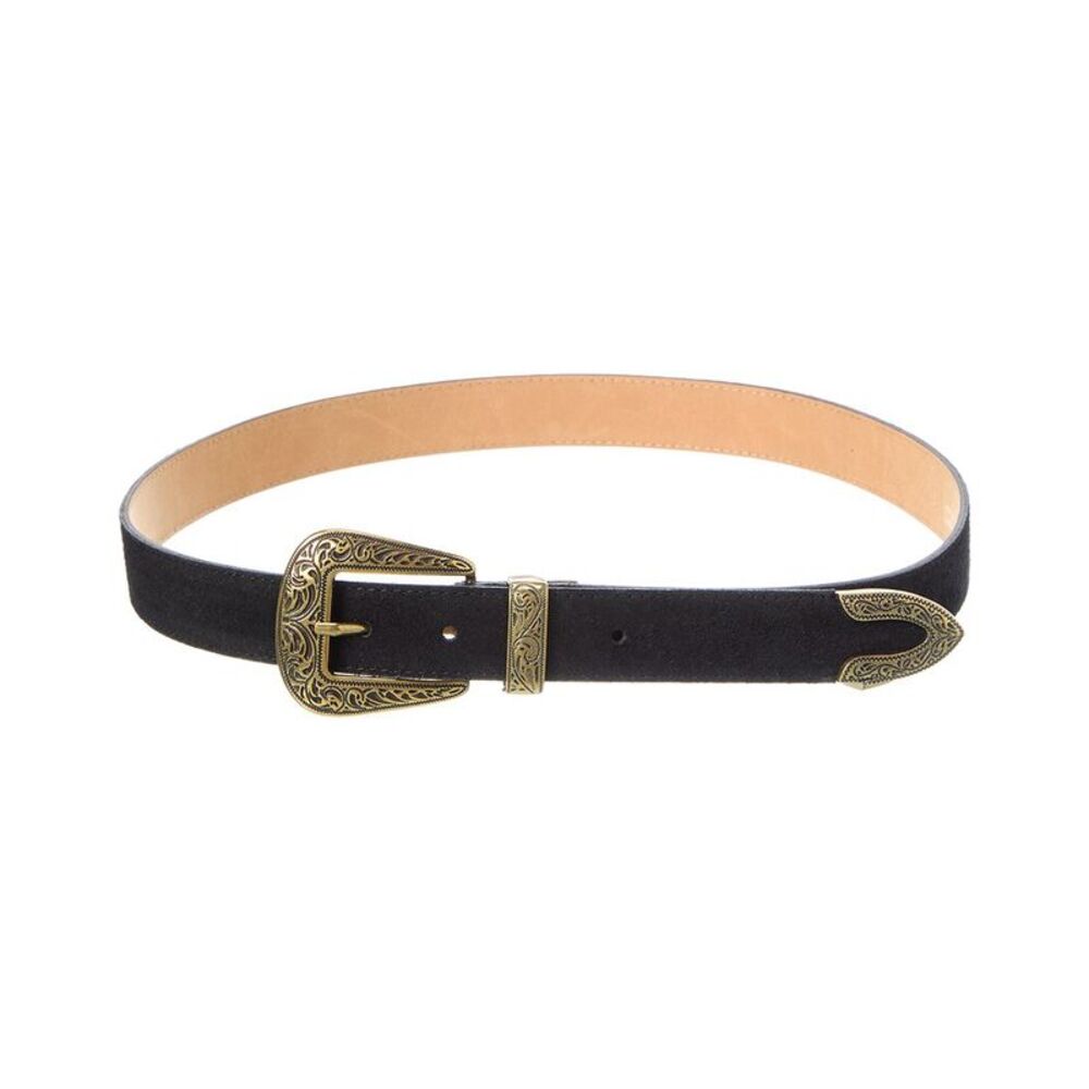 Isabella Rossetti Dionne Suede Belt, Black